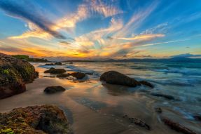 Фотообои Берег моря на закате
