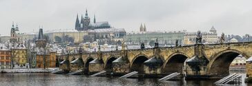 Фотообои Зимний Карлов мост