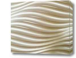 Картина 3D абстракция жемчужные волны